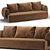 Sicis Botero Sofa 3-Seater 3D model small image 2