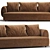 Sicis Botero Sofa 3-Seater 3D model small image 3