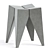 Sleek, Minimalist Bridge Stool 3D model small image 1