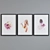 Modern Abstract Portrait Picture Frames 3D model small image 2