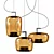 LED Blown Glass Pendant Lamp 3D model small image 2