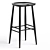 Ercol Wooden Bar Stool 3D model small image 1