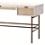 Elegant Luella Desk by Burke 3D model small image 2