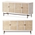 Modern Sideboard in Millimeters 3D model small image 1