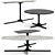 Stylish Janus Tables Set 3D model small image 1