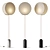 Sleek Modern Pendolo Floor Lamp 3D model small image 2