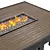 Outdoor Gas Fire Table with Benches 3D model small image 2