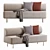 Modern Eave Dining Sofa 2013 3D model small image 1