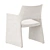 Elegant Velvet Dining Chair 3D model small image 2