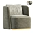 Sleek MACQUEEN Armchair in 3D 3D model small image 2