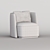 Sleek MACQUEEN Armchair in 3D 3D model small image 4