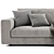 Modern Bonaldo Superhiro 2-Seater Sofa 3D model small image 4