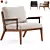 Modern EGE Armchair Design 3D model small image 1