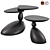 Woodzenart Oak Coffee Tables 3D model small image 1