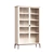 Primo Bookcase in Beige & Brown 3D model small image 1