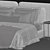 Modern Elegance: Angelo Bed 3D model small image 4