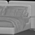 Modern Elegance: Angelo Bed 3D model small image 5