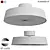 VIGO Ceiling Light White LED 3D model small image 2