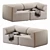 Modern Eave Sofa 3D Model 3D model small image 1