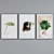 Monstera Leaf Portrait Frame Set 3D model small image 1