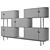 Fendi Casa Maglia Sideboard 3D model small image 5