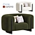 Modern Armchair by French Designer 3D model small image 1