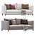 Minotti Andersen 2-Seater Sofa 3D model small image 1