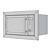 Haier Built-In Microwave Oven 3D model small image 7