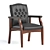 Ivy League Boss Office Chair 3D model small image 1