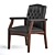 Ivy League Boss Office Chair 3D model small image 3