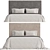 Modern ODRI Bed 2017 Euro-Design 3D model small image 3