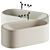  INBANI EASE Bathtub - Note Design Studio 3D model small image 1