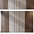 Modern Wood Fabric Wall Panels 3D model small image 1