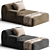 Elegant Meridiani Norton Sofa 3D model small image 2