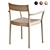 Berkshire Arm Dining Chair Grey 3D model small image 3