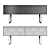 Modern TV Stand Giellesse Frame 3D model small image 3