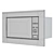 Haier LMS2203EMX Built-In Microwave 3D model small image 7