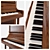 Yamaha U3 Vertical Piano 3D model small image 3