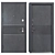 Elias Metal Entry Door Set 3D model small image 3