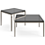 Sleek Misuraemme Kessler Coffee Tables 3D model small image 3