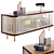 Vittoria Sideboard by Fendi Casa 3D model small image 1