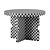 Sleek Notch Side Table Render 3D model small image 3