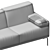Mario Ruiz Contract Sofa: Daily Comfort 3D model small image 3