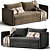 Elegant Convertible Schlafsofa Grande 3D model small image 2