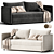 Elegant Convertible Schlafsofa Grande 3D model small image 4