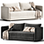 Elegant Convertible Schlafsofa Grande 3D model small image 5