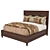 Lexington Walnut Creek Bed Frame 3D model small image 2