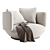  BAIXA Armchair by WENTZ 3D model small image 1