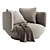  BAIXA Armchair by WENTZ 3D model small image 2