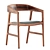 Elegant Tesa Chair by Artisan 3D model small image 5